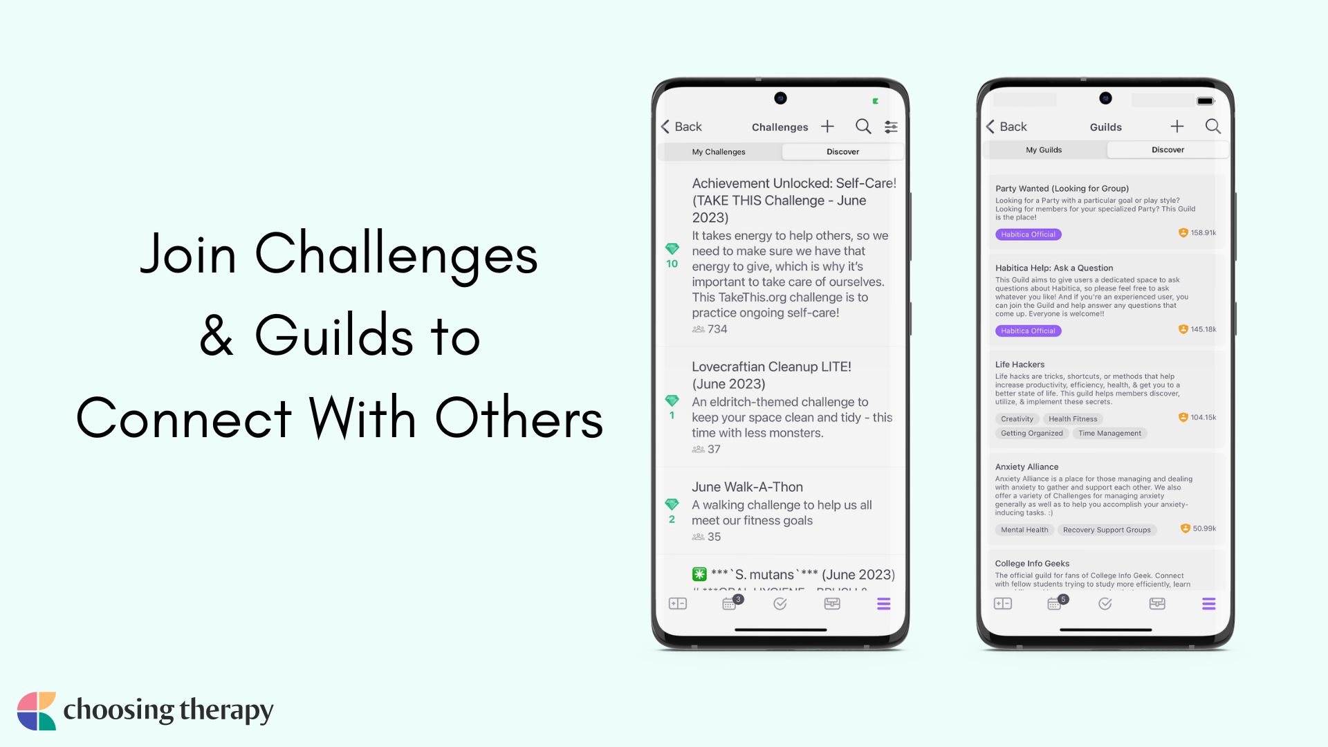 Image of Join Challenges & Guilds to Connect With Others