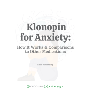 klonopin for anxiety