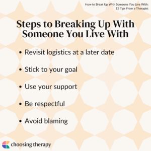 Steps to Breaking Up With Someone You Live With (2)