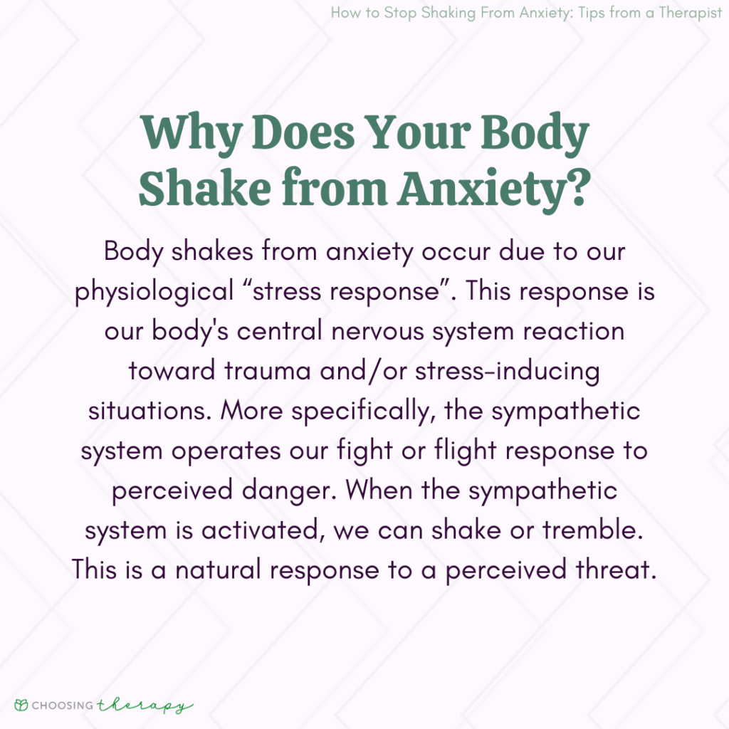 5 Strategies for How to Stop Shaking From Anxiety