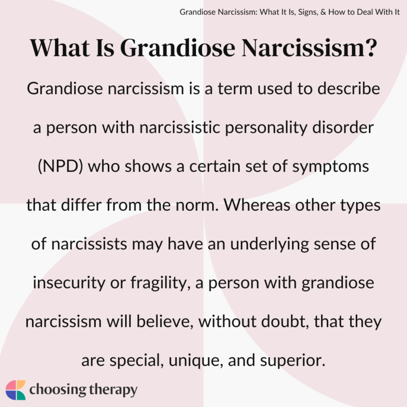 What Is Grandiose Narcissism?