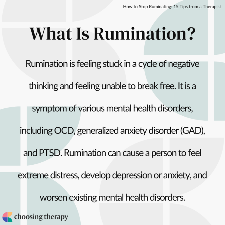 15 Ways to Stop Rumination: Advice from an Expert