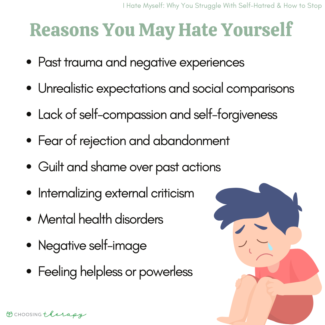 I Hate Myself': 8 Ways to Combat Self-Hatred