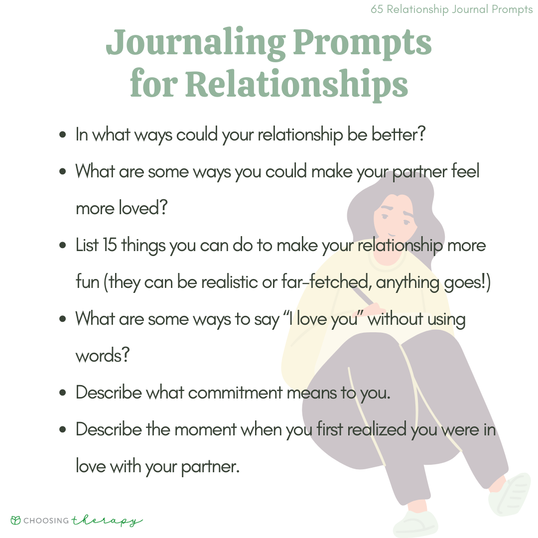 65 Relationship Journal Prompts