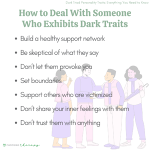 How to Deal With Someone Who Exhibits Dark Traits