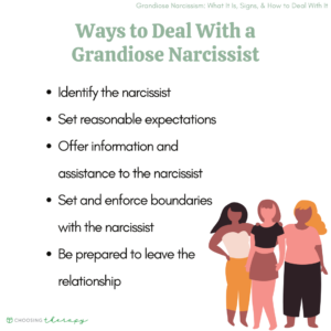 How to Deal With a Grandiose Narcissist
