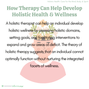 How Therapy Can Help With Holistic Health