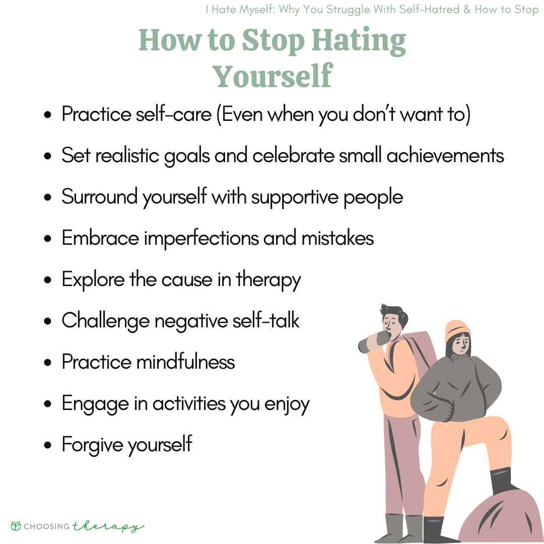 I Hate Myself': 8 Ways to Combat Self-Hatred