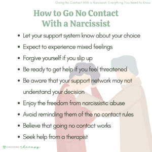 How to Go No Contact With a Narcissist