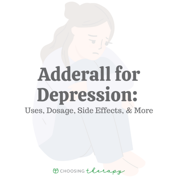 adderall for depression