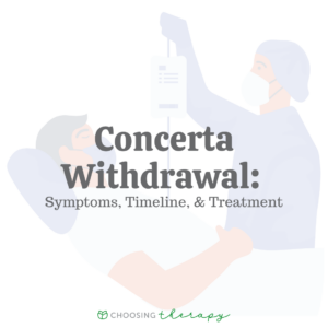 concerta withdrawal