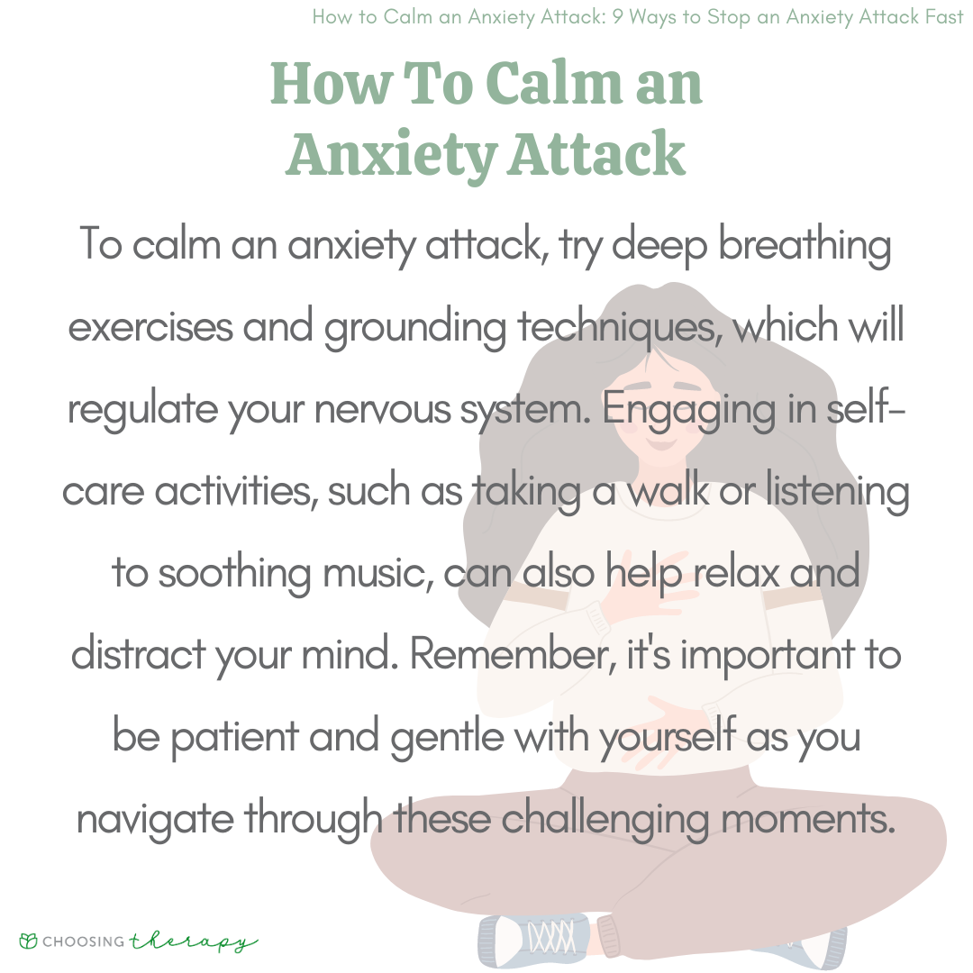 Stopping an Anxiety Attack Tips for Regulating the Nervous System