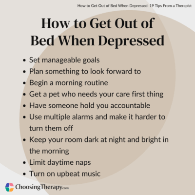 A Guide for How to Get Out of Bed When Depressed