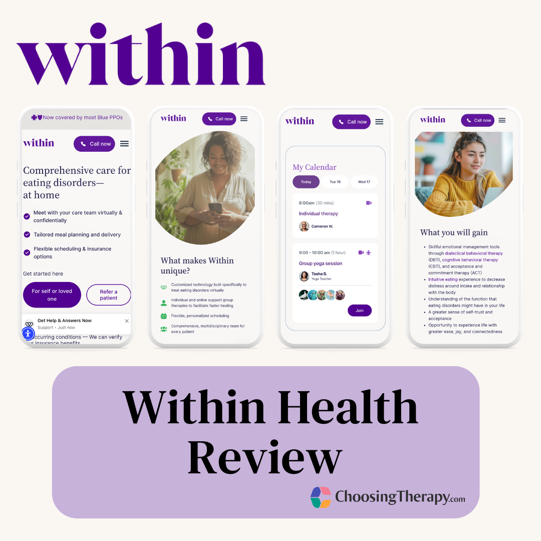 Within Health App Within Health Online Eating Disorder Therapy Review 2025