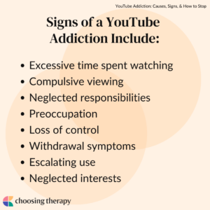 Signs of a YouTube Addiction