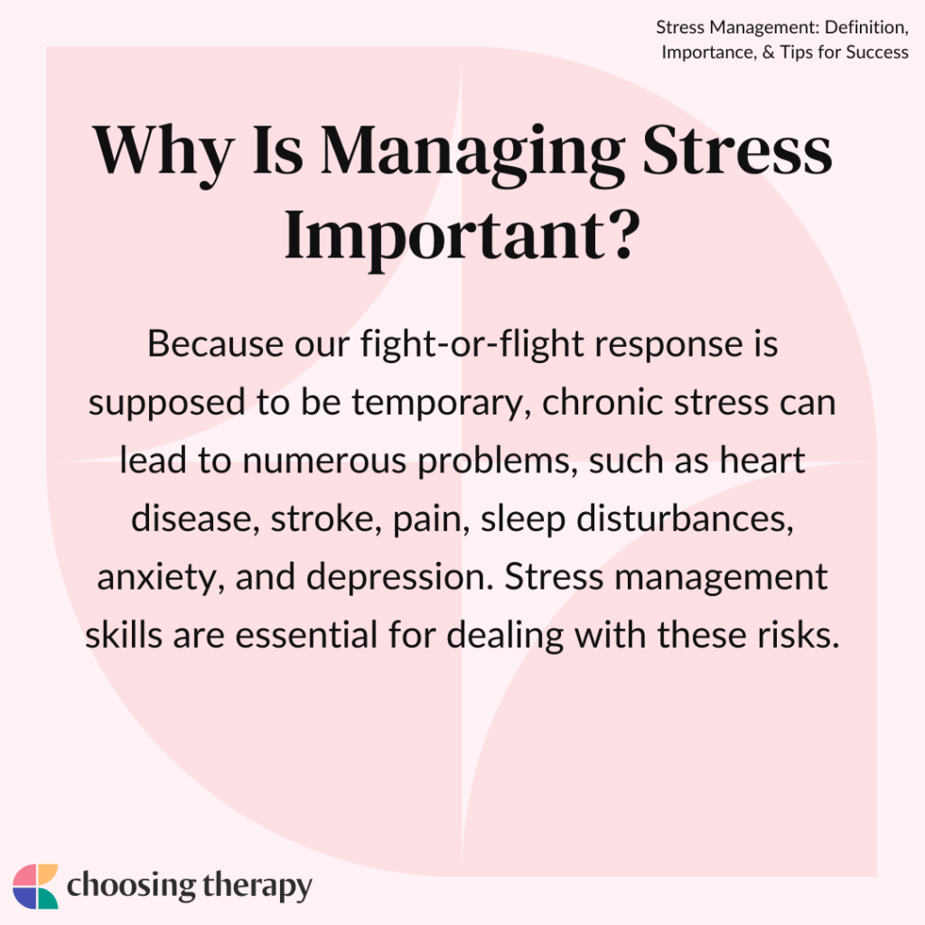Why Is Managing Stress Important?