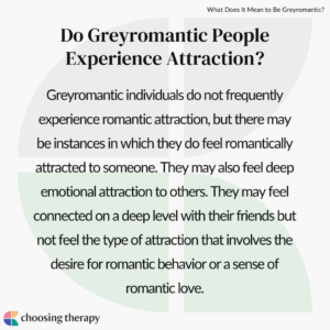 Do Greyromantic People Experience Attraction?
