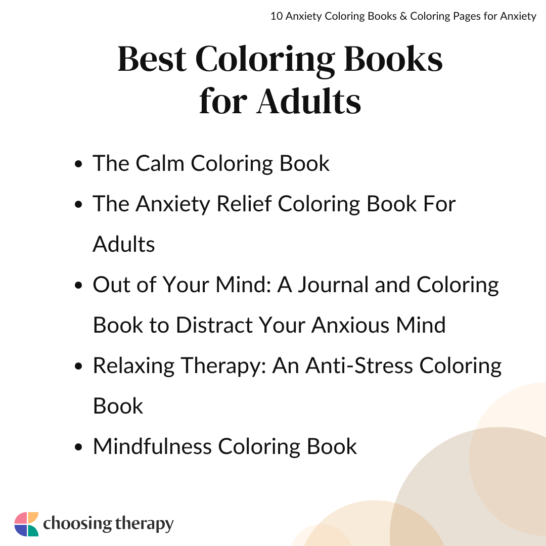 Anxiety Coloring Book: Anxiety and Stress Relief Coloring Book