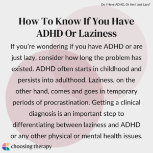 How To Know If You Have ADHD Or Laziness