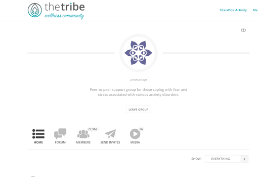 Therapy Tribe homepage
