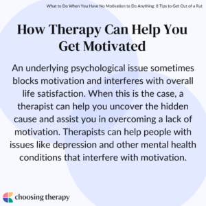 How Therapy Can Help With Motivation