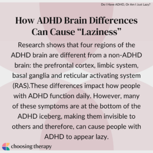 How ADHD Brain Differences Can Cause “Laziness”