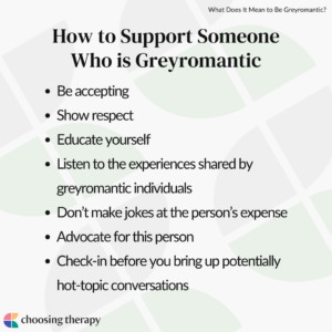 How to Support Someone Who is Greyromantic
