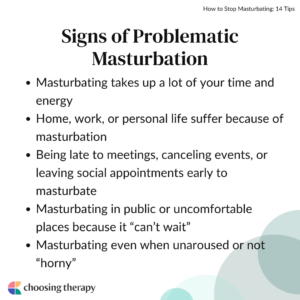 Signs of Problematic Masturbation