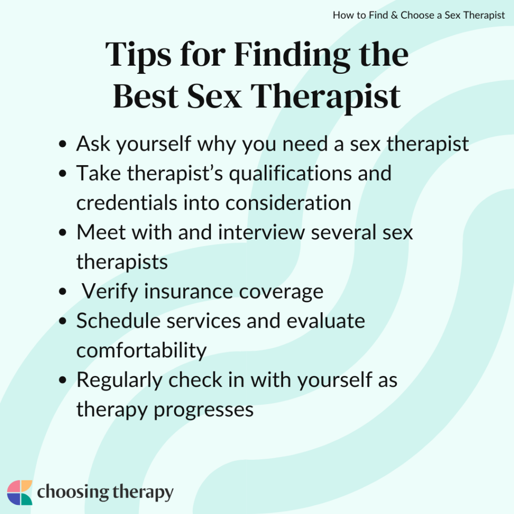 Tips for Finding the Best Sex Therapist