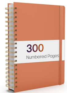 Forvencer Lined Spiral Journal Notebook