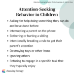 Attention-Seeking Behavior