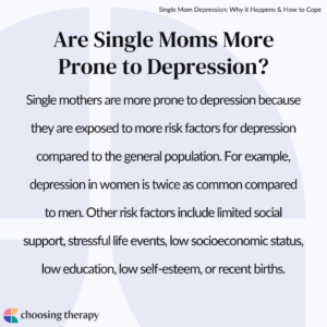 Are Single Moms More Prone to Depression?
