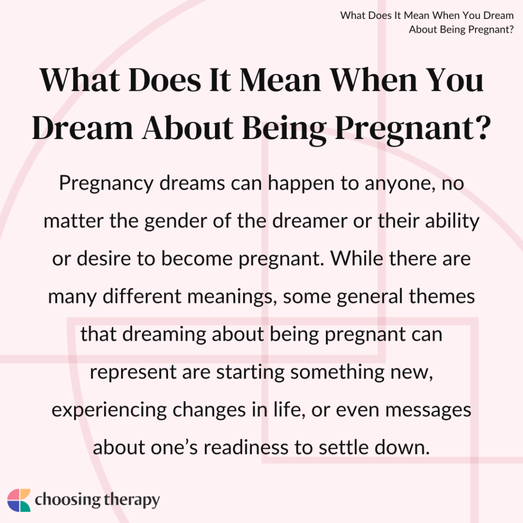 14 Different Meanings for Dreams About Being Pregnant