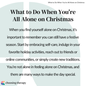 What to Do When You're All Alone on Christmas