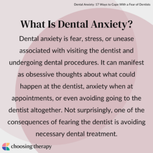 What Is Dental Anxiety?