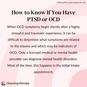 How to Know If You Have PTSD or OCD