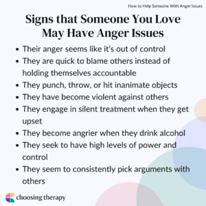 Signs That Your Loved One Has Anger Issues