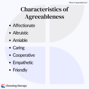 Agreeableness Characteristics