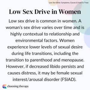 Low Sex Drive in Women