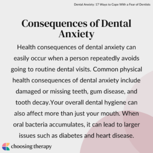 Consequences of Dental Anxiety