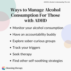 Ways To Manage Alcohol Consumption For Those with ADHD