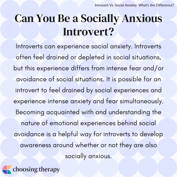 Social Introverts Examples What’s the Difference Between Social Anxiety & Introversion?