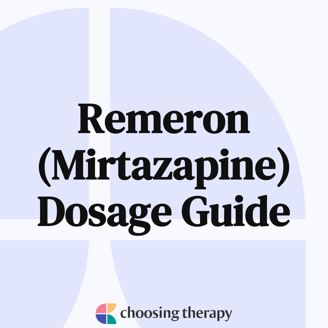 Remeron Dosage Guide