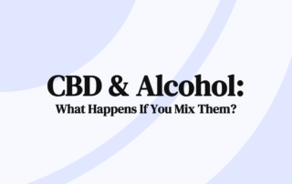 cannabidiol and alcohol