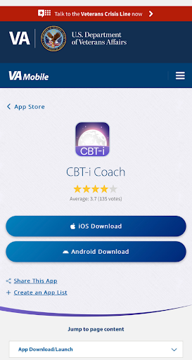 CBT-i Coach App store