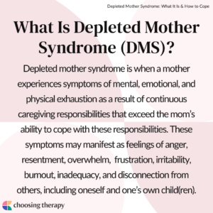 What Is Depleted Mother Syndrome?