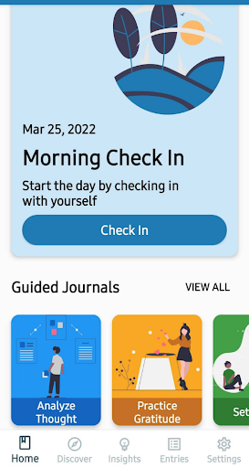 CBT Thought Diary Homepage