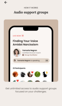 Image of Circles App Audio Support Groups