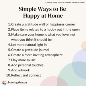 Simple Ways to Be Happy at Home