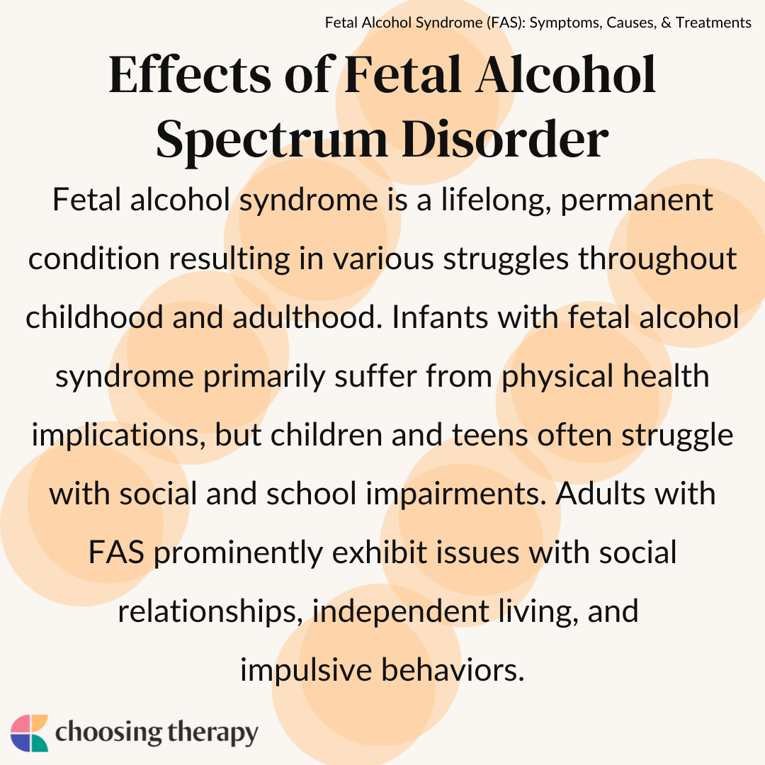 Effects of Fetal Alcohol Spectrum Disorder